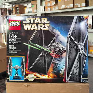 乐高积木75095星球大战男孩子拼装玩具ucs钛e战机tie帝国飞机礼物