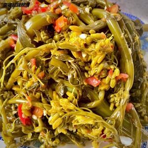 临沧特产油菜花腌菜云南农家臭酱菜咸菜发水泡菜即食淹菜苔下饭菜