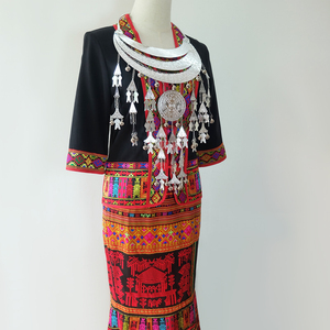 海南黎族服装新款外嫁女黎锦服饰哈杞方言润赛方言美孚方言服装女