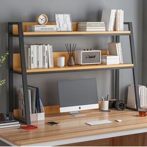 置物架桌面工位桌上办工作桌放书东西的物品架台上书桌上的台面书