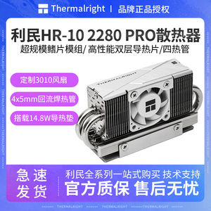 利民HR-10 2280 PRO M.2SSD 固态硬盘散热器M2散热马甲铜管散热片