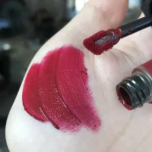 ysl/圣罗兰 黑盖天鹅绒丝绒哑光唇釉# 206 树莓女