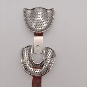 口腔材料石膏取模型用塑钢牙托印模不锈钢一次性托盘20付包邮tb