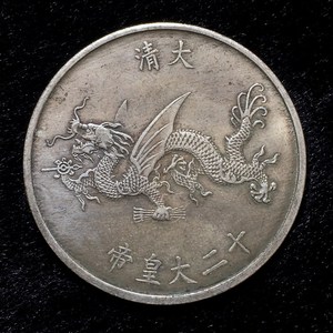 清朝十二大皇帝银元一套十二枚仿古做旧工艺品铜银圆大洋古代银m