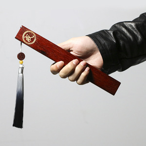 印度小叶紫檀戒尺摆件 家法弟子规送老师赠长辈红木礼品文玩收藏