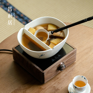 昌朴居陶瓷古法煮茶壶泡茶碗电陶炉罐罐茶陶壶白茶果茶煮茶器套装