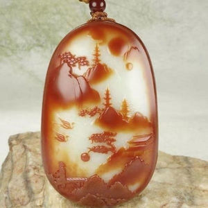 和田玉随型把件