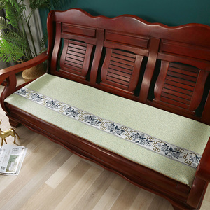 夏季凉席沙发垫客厅竹席坐垫防滑座垫夏天款红木实木凉椅垫子定做