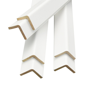 白色阳角线实木直角扣条封边l型线条背景墙转角拐角7字压边收边条