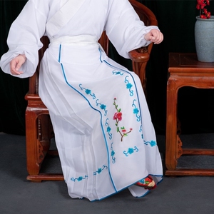 京剧越剧戏曲服装女花旦青衣小姐腰包大飞裙大褶裙马面裙子戏服裙