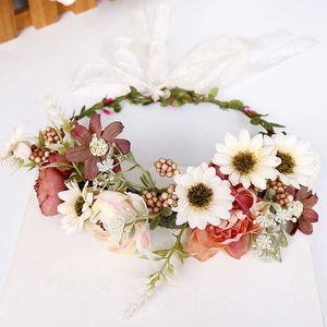 儿童头饰演出舞台小公主女童发饰头花韩式超仙女皇冠花童花环发箍