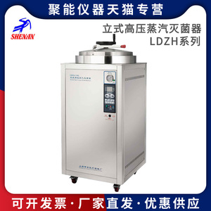 上海申安LDZH-100/150/200L实验室不锈钢高压蒸汽灭菌器消毒锅
