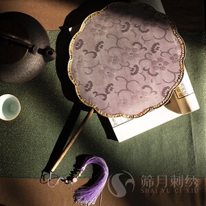 折扇水墨风男女古装汉服小国风折叠扇夏随身便携丝竹扇黄0人付款54