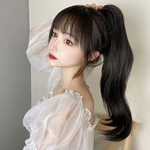 【假发女长发马尾绑带式直发】假发女长发马尾绑带式直发品牌,价格