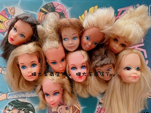 售完古董美泰Barbie芭蕾扭扭舞嘟嘟嘴skipper妹妹芭比娃娃头 配件