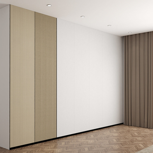 盛舍护墙板装饰板自装墙板扣板墙面指接板客厅竹木纤维电视背景墙