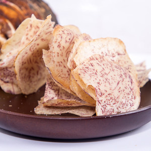 香芋脆片椒盐味鲜切芋头干片薄脆原切香芋片健康休