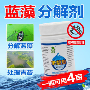蓝藻分解剂素鱼池塘除藻剂祛青苔清除剂裸甲绿藻蓝藻速灭水产养殖