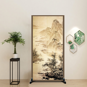 屏风隔断布艺折屏