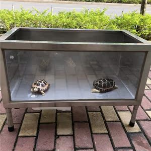 北欧客厅型材底座金鱼锦鲤池金属不锈钢鱼缸铁艺架阳台定做简约