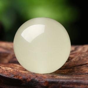 风水转运夜明珠天然夜光石超亮原石发光球夜光球萤石球水晶球摆件