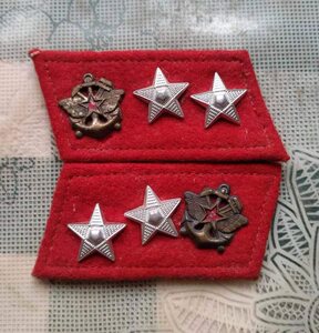 咴堂55式开国铁道兵上等兵常服领章