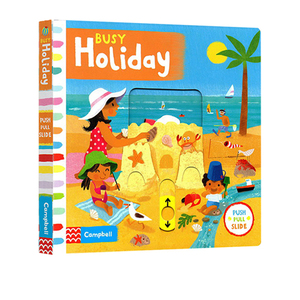 英文原版busybooksbusyholiday繁忙的假日busy系列低幼趣味知识玩具书