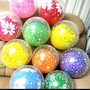 球中球套气球莎莉鸭可妮兔双层透明带灯布朗熊黄鸭微商地推小礼品