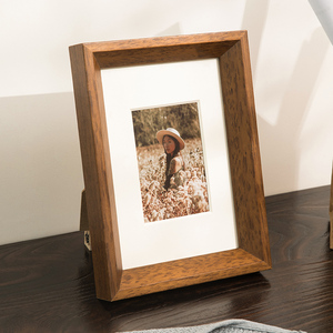 实木立体个性创意相框架摆台桌面洗照片做成相框挂墙木质装裱画框