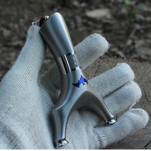 高档反1全钛合金弹弓扁皮2曲弓飞虎天h高精准度户外弓罡弹工器奢