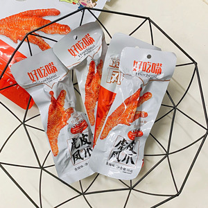 好吃嘴虎皮凤爪香卤味酱卤肉制品香辣卤鸡爪鸡肉零食休闲可口食品