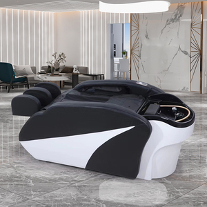 尊盟电动智能按摩洗头床理发店发廊专用按摩床美发店全自动冲水床