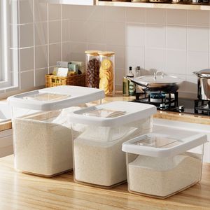 米桶厨房防潮防虫家用密封储物塑料猫粮狗粮桶双层大号储粮桶
