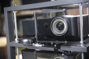 电动智能遥控翻转移位3d投影偏振偏光玻璃片投影光栅光闸
