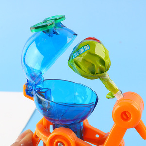 网红创意机器人棒棒糖趣味出糖果机零食玩具节日摆摊六一礼物