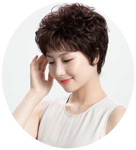 假发中短发女烫发