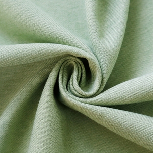 草绿色麻布窗帘