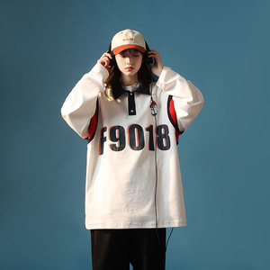 亿万少年店铺港味潮人馆mystyle潮流春季休闲外套日系polo领卫衣