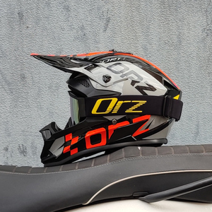 ORZ越野盔电动自行车头盔男女全覆式卡丁车拉力盔山地车帽子