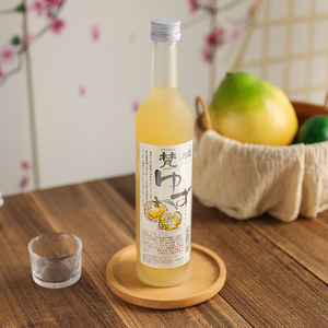 日本原装进口福井 梵 柚子酒女士低度酒8度微醺柚子果酒清酒500m