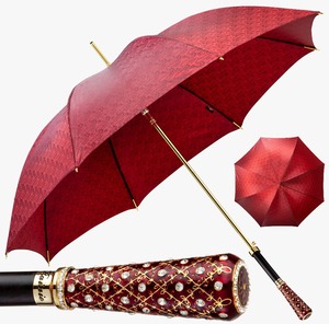 Rainie防紫外线UPF50+高端长柄自动雨伞男女奢华雨晴遮阳伞商务伞