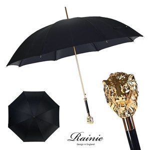 Rainie高端礼品雨伞长柄自动劳斯莱斯 狮子晴雨伞防晒长柄遮阳伞