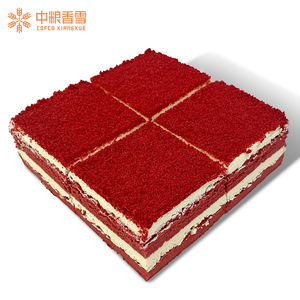 中粮香雪 蛋糕红丝绒蛋糕慕斯糕点 休闲零食早餐下午茶甜品440g
