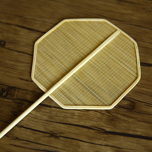 600人付款淘宝古风团扇复古圆扇中国风八角扇汉服文创扇子半透明扇面