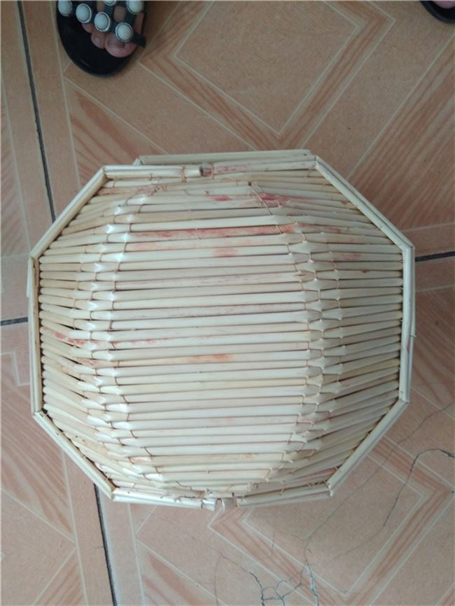 高粱杆编馒头筐纯手工
