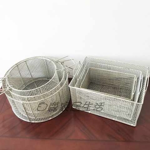 30浪红百货店淘宝铁筐铁丝篮过滤桶筛子圆形网眼箩筐.