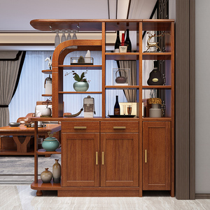 大户型隔断酒柜