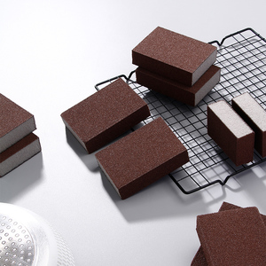 金刚砂海绵擦魔力擦厨房洗锅洗碗清洁大污洗锅底黑垢除锈刷锅神器