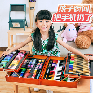 画画工具文具套装小学生画笔全套绘画学习用品女童女孩子生日礼物