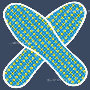 十字绣鞋垫几何图案复合7层手工满绣鞋子垫半成品自己绣防臭耐